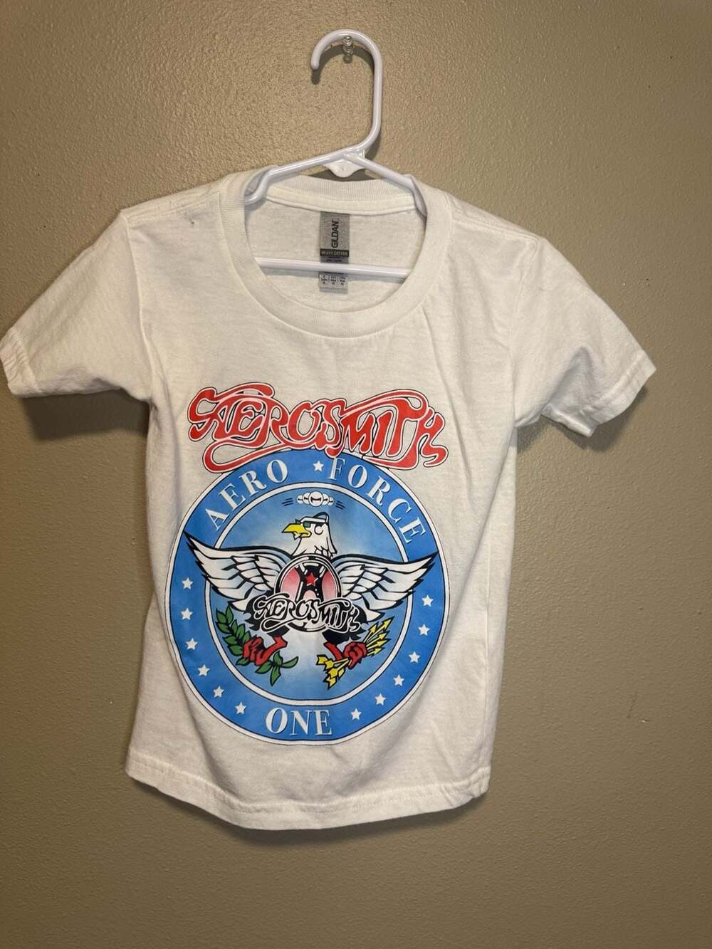 Gildan Heavy Cotton Aerosmith Aero Force One Toddler T-Shirt Size 4T